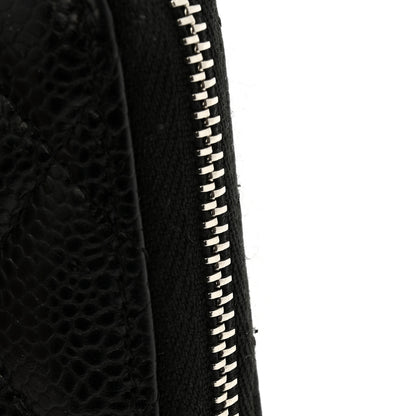 Chanel Caviar Quilted Classic Zipped Coin Purse Black 7 of 11