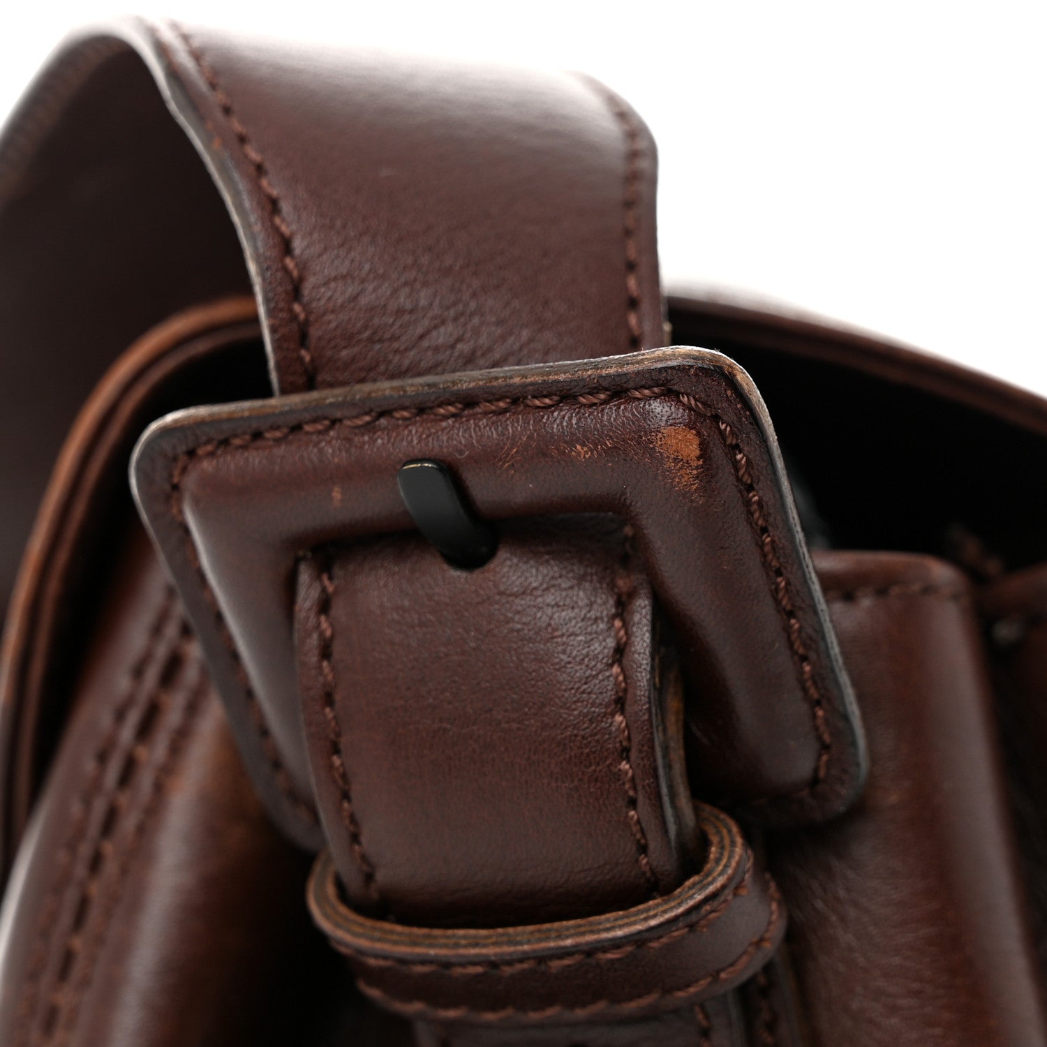 Chanel Lambskin Logo Messenger Flap Brown 15 of 15