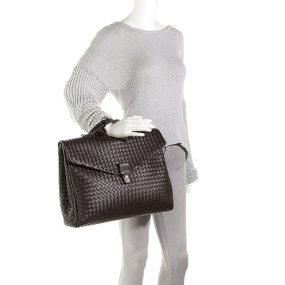 Bottega Veneta Intrecciato VN Briefcase Ebano 2 of 12