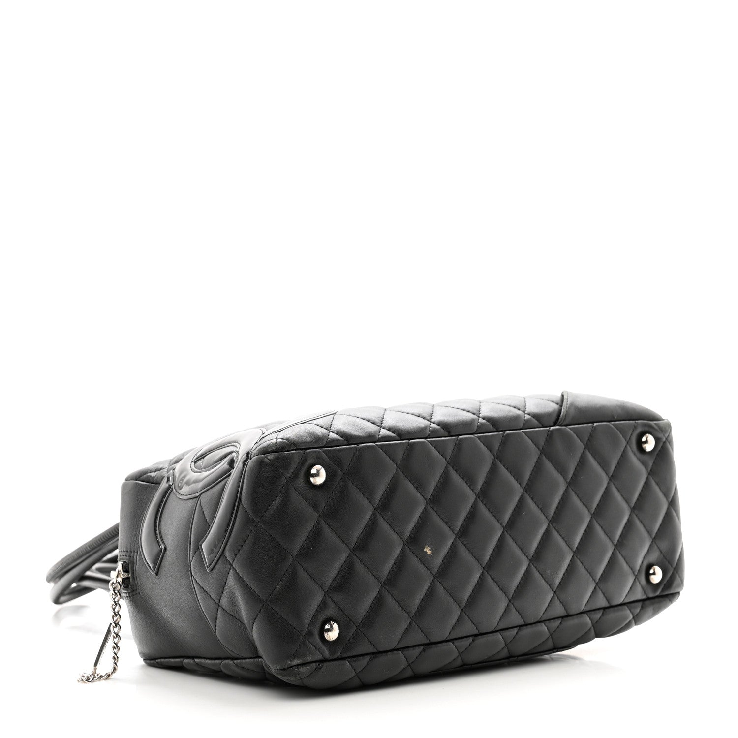 Chanel Calfskin Quilted Large Cambon Bowler Black 4 of 13