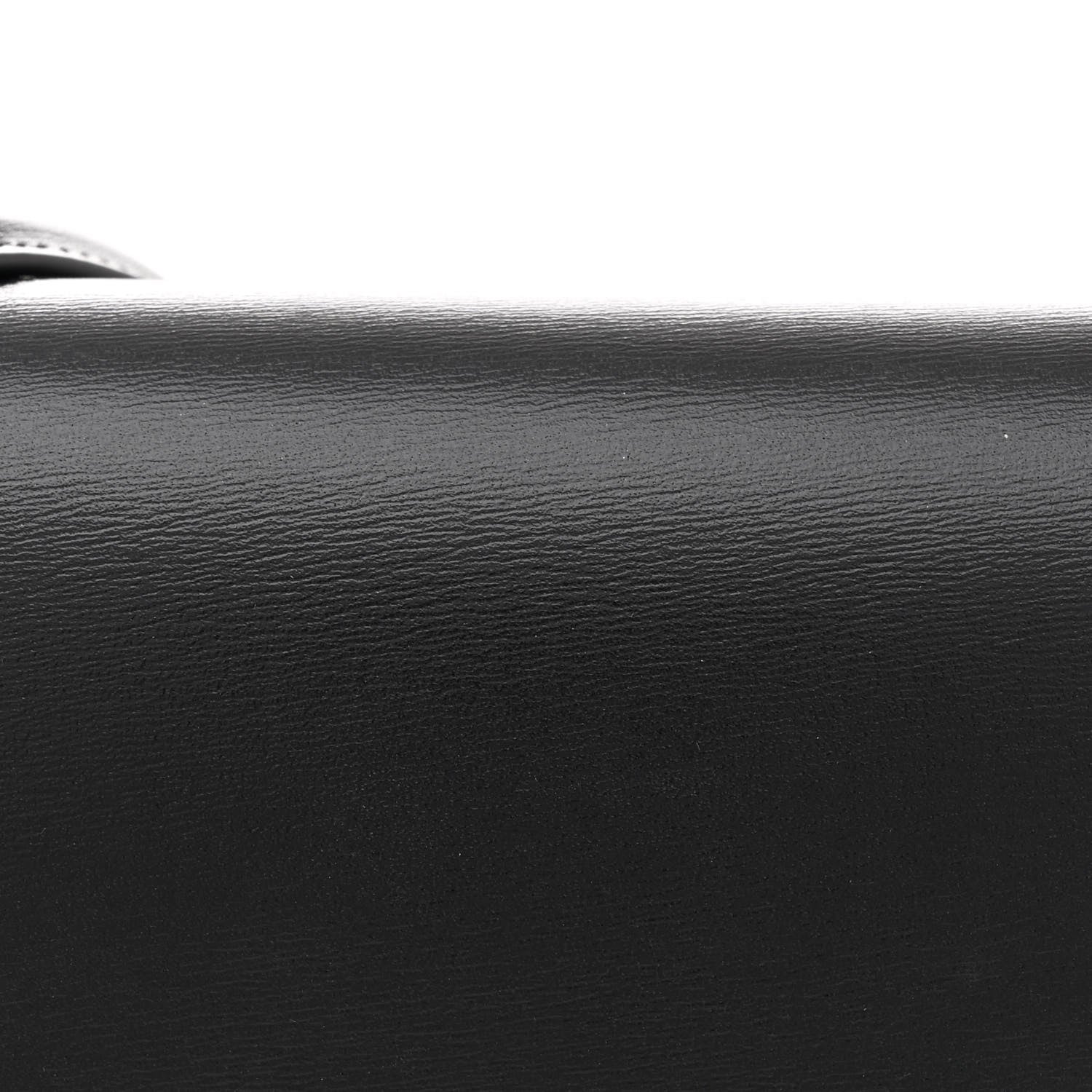 Celine Shiny Calfskin Triomphe Margo Wallet on Chain Black 9 of 11