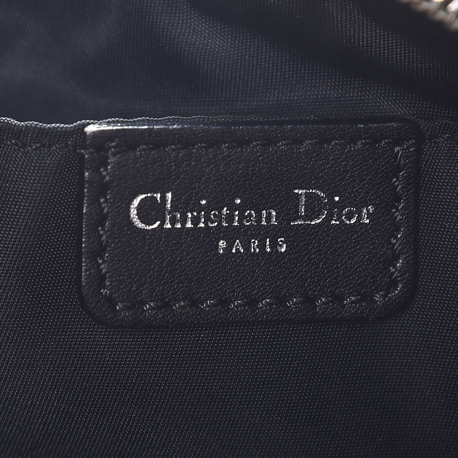 Christian Dior Monogram Shoulder Bag Black 6 of 7