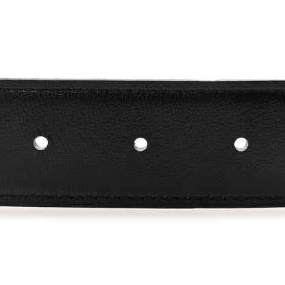 Hermes Box Togo 32mm Belt Strap 90 36 Black Etain 3 of 5