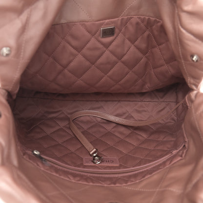 Chanel Metallic Calfskin Quilted Small Chanel 22 Pink 6 of 12