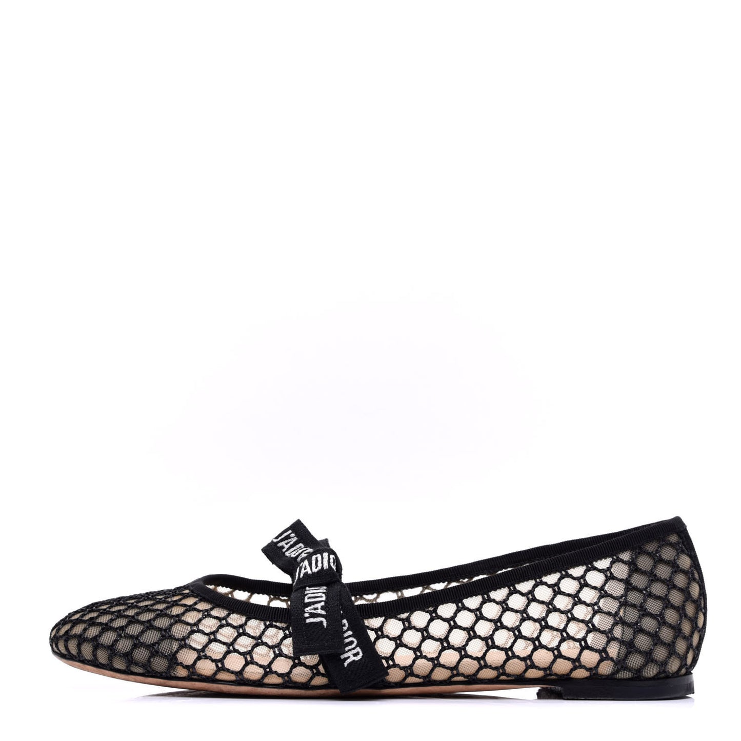 Resille Ribbon Miss J'Adior Ballet Flat 38.5 Black