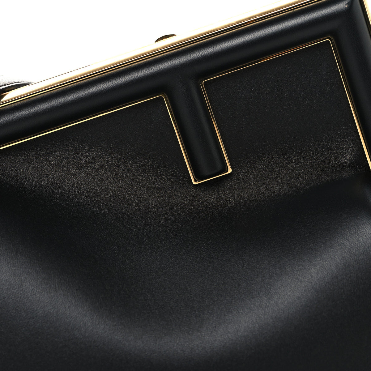 Shiny Nappa Midi Fendi First Black
