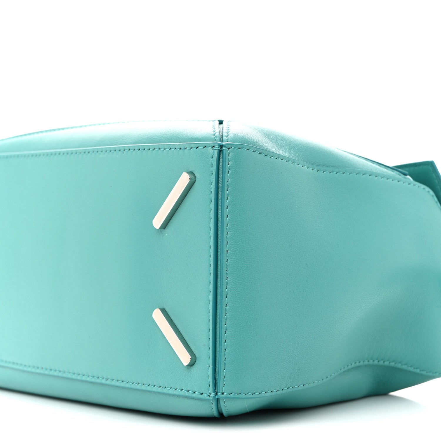 Loewe Nappa Lambskin Small Featherlight Puzzle Bag Aquamarine