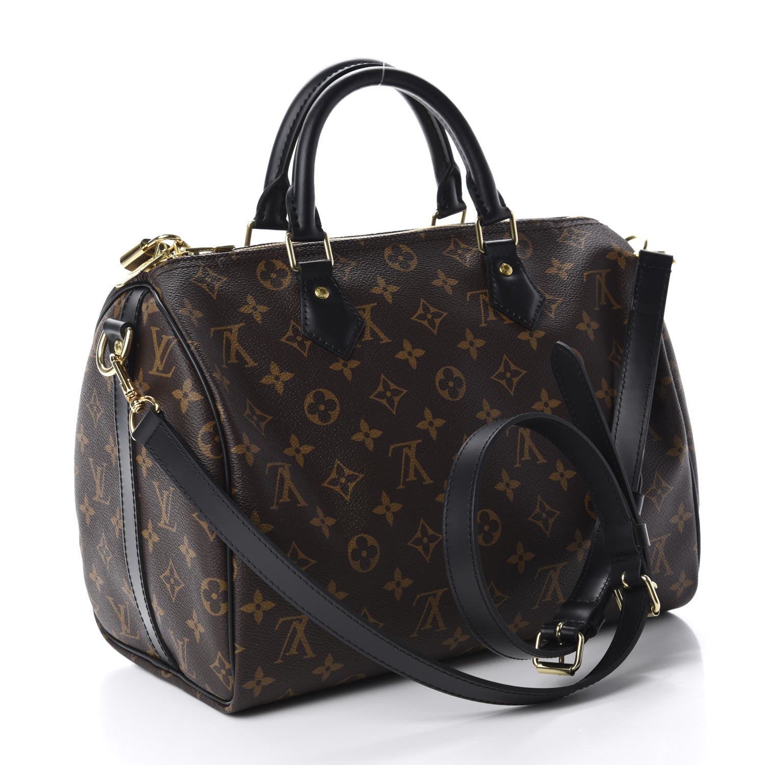 Louis Vuitton Monogram My World Tour Speedy Bandouliere 30 Black 3 of 11