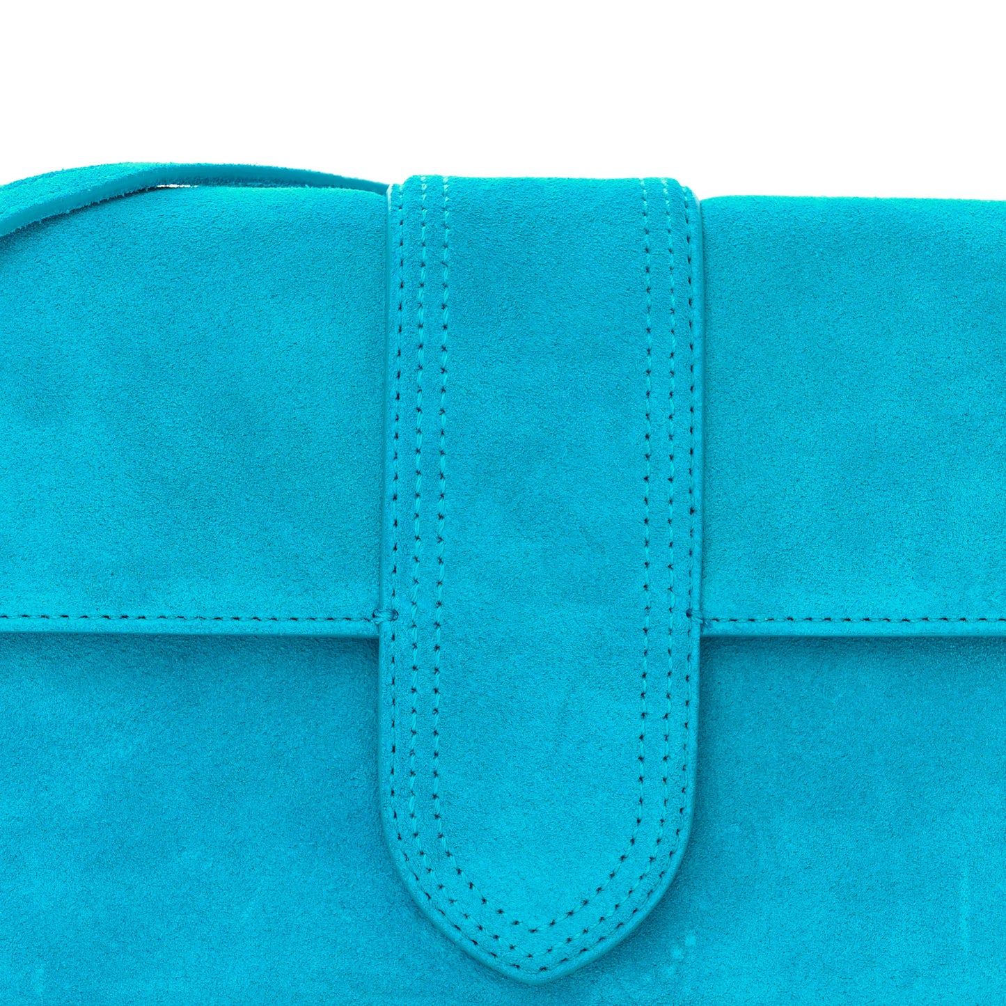 Suede Le Bambino Long Dark Turquoise