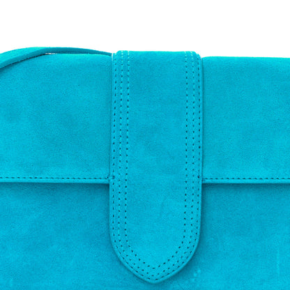 Jacquemus Suede Le Bambino Long Dark Turquoise 7 of 10