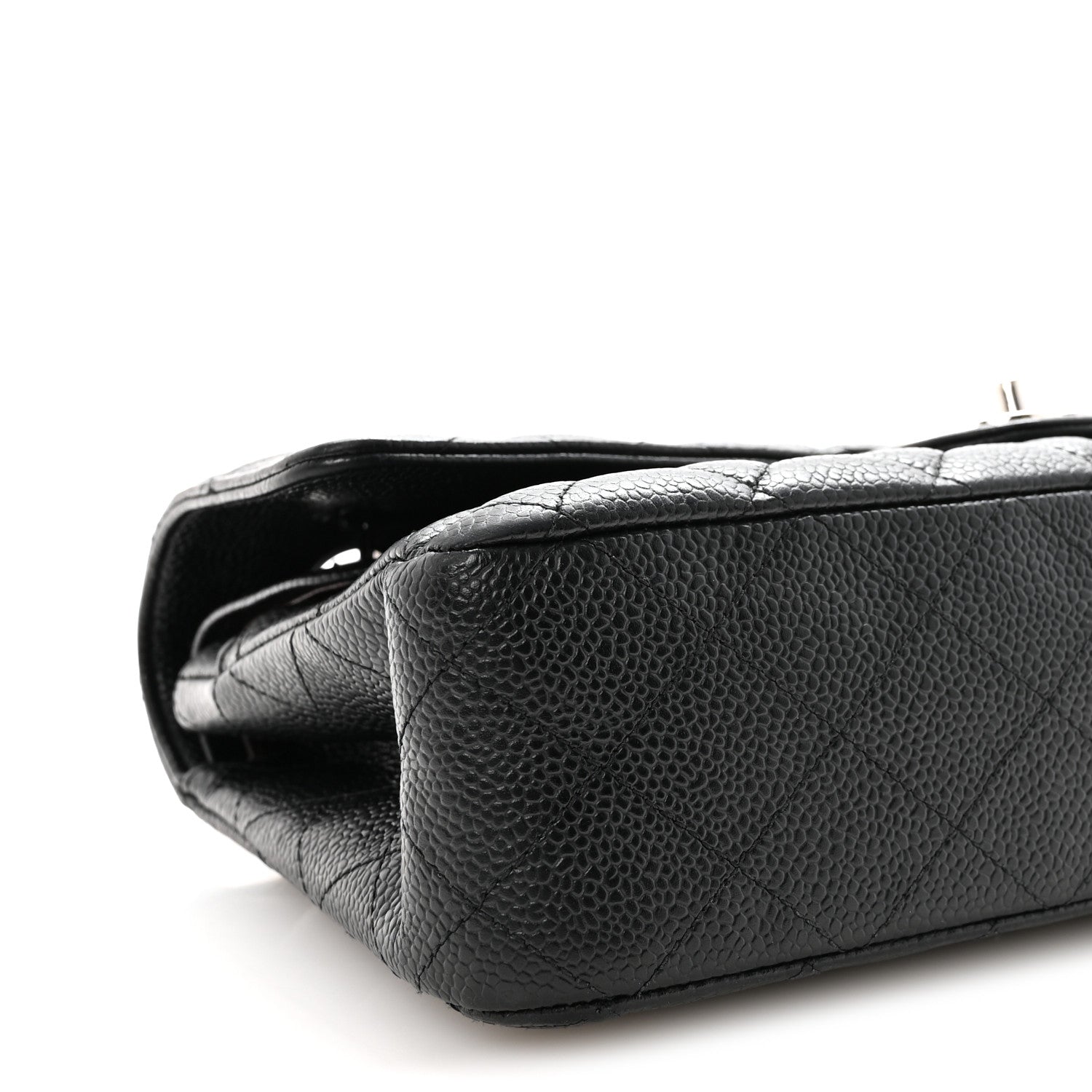 Chanel Caviar Quilted Medium Double Flap Black 9 of 10