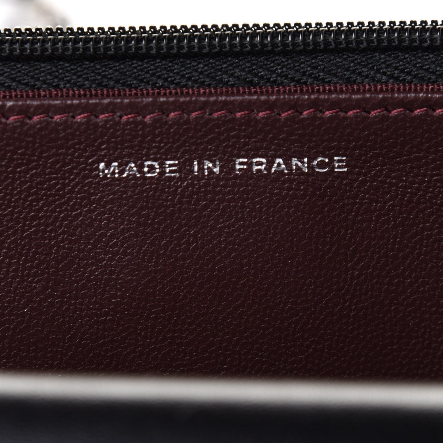 Lambskin Quilted Wallet On Chain WOC Black