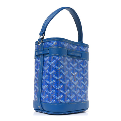 Goyard Goyardine Petit Flot Mini Bucket Bag Sky Blue 3 of 9