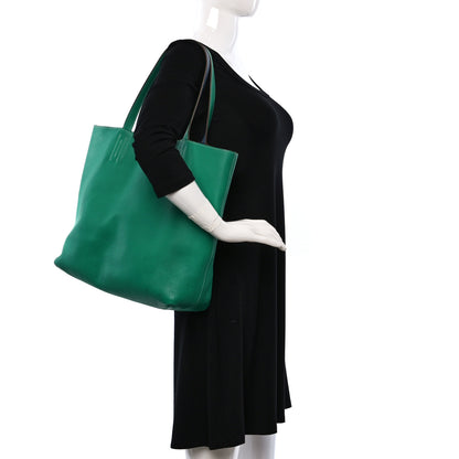 Hermes Taurillon Clemence Double Sens 36 Reversible Tote Menthe Colvert 2 of 20