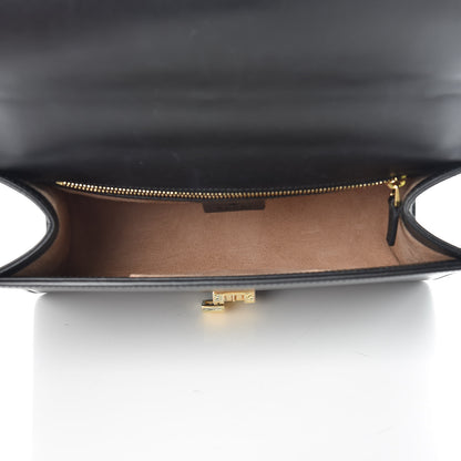 Gucci Calfskin Small Sylvie Shoulder Bag Black 6 of 13
