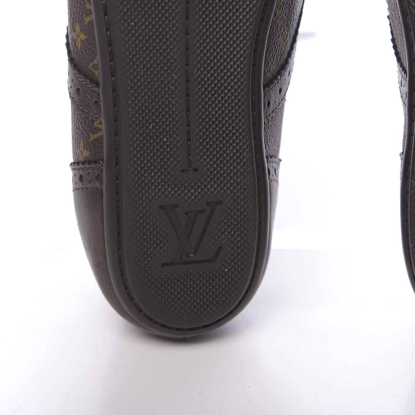 Calfskin Monogram Lyrics Sneakers 39.5 Bronze