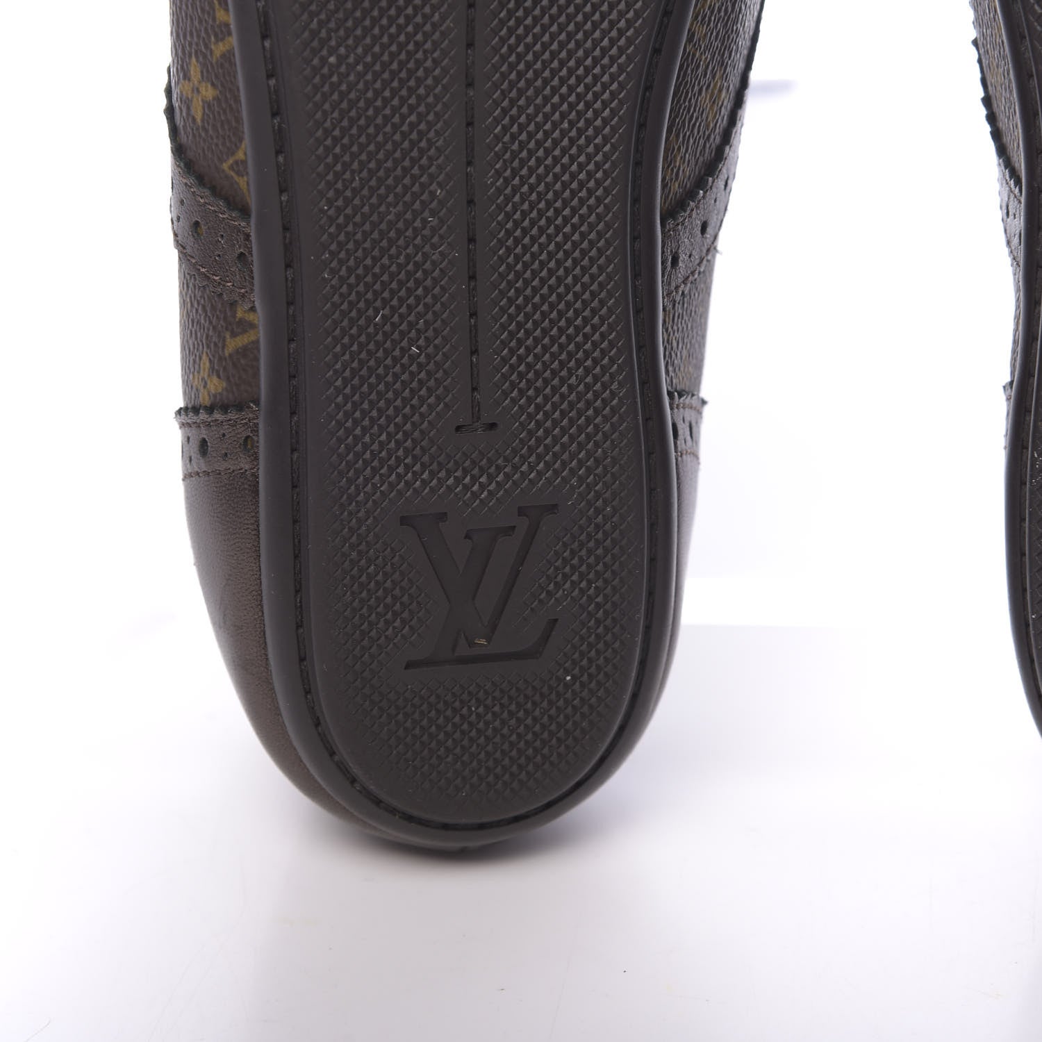 Louis Vuitton Calfskin Monogram Lyrics Sneakers 39.5 Bronze 6 of 9