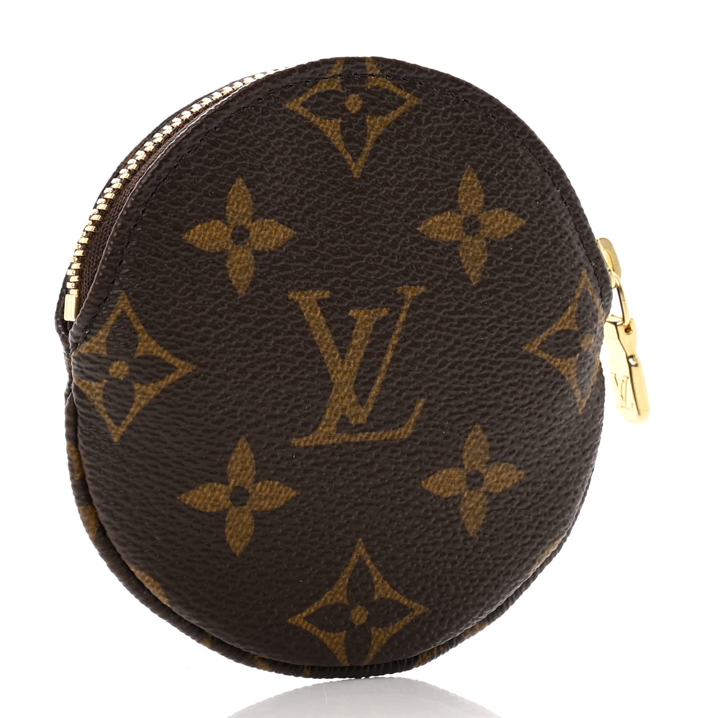 Monogram 2019 Christmas Animation Round Coin Purse Blue