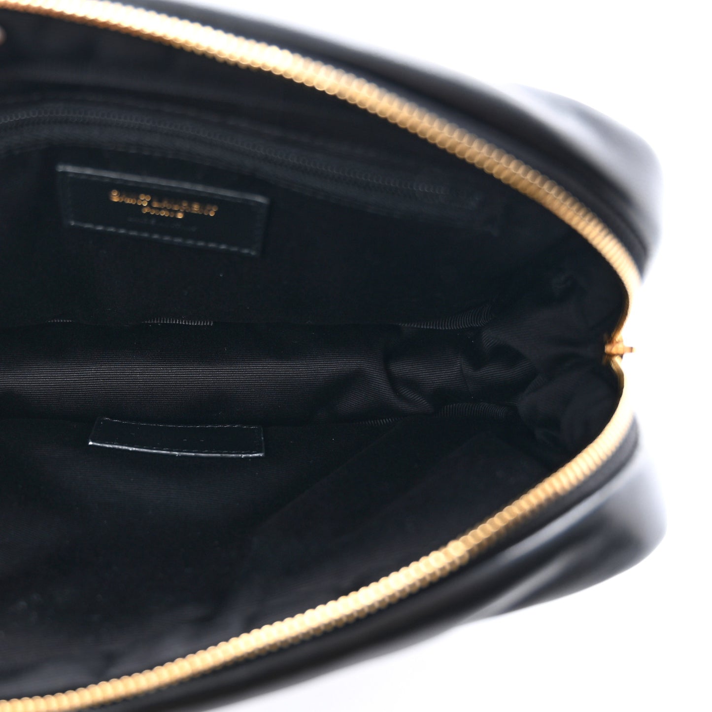Lambskin Calypso Cosmetic Case Black