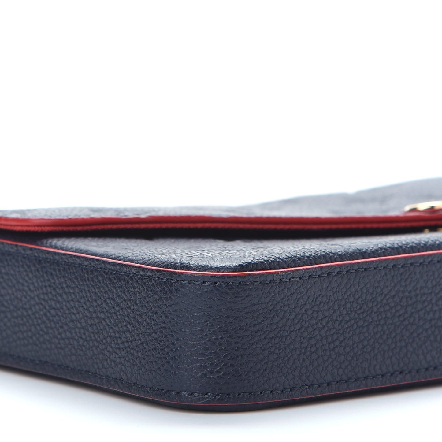 Empreinte Pochette Felicie Chain Wallet Marine Rouge