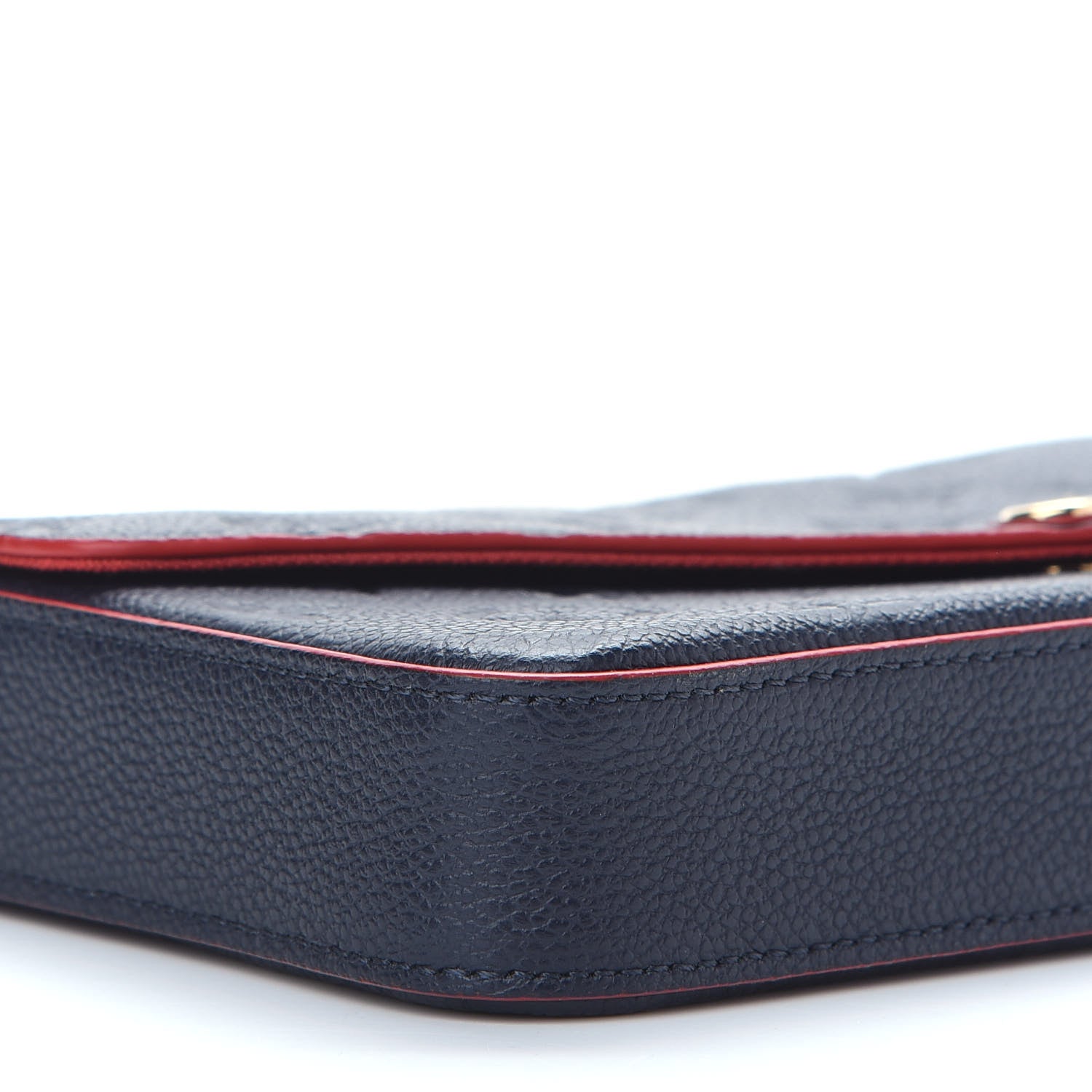 Louis Vuitton Empreinte Pochette Felicie Chain Wallet Marine Rouge 9 of 10