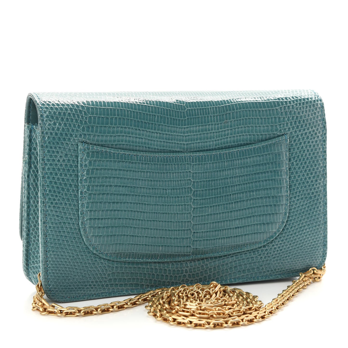 Lizard Reissue Wallet on Chain WOC Green