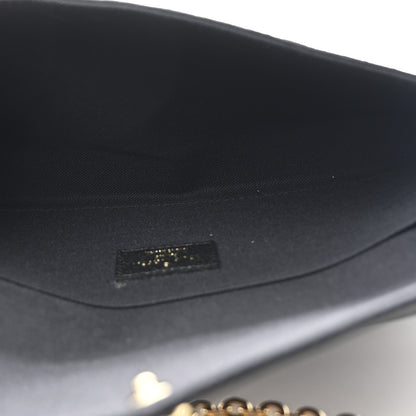 Louis Vuitton Empreinte Pochette Felicie Chain Wallet Black 6 of 13