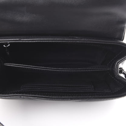 Saint Laurent Calfskin Y Quilted Monogram Toy Loulou Crossbody Bag Black 4 of 9