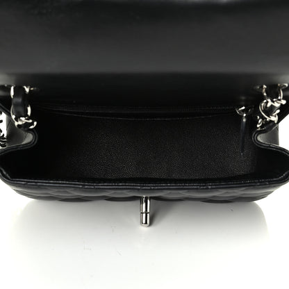 Chanel Lambskin Quilted Mini Square Flap Black 4 of 7