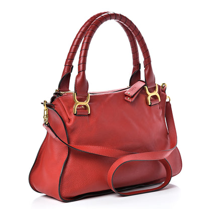 Chloe Calfskin Medium Marcie Satchel Acerola 2 of 11