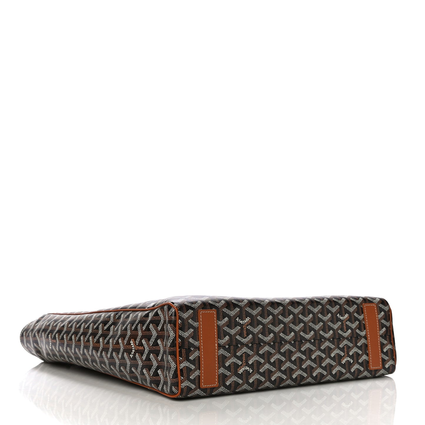 Goyardine Voltaire III Tote Black Gold