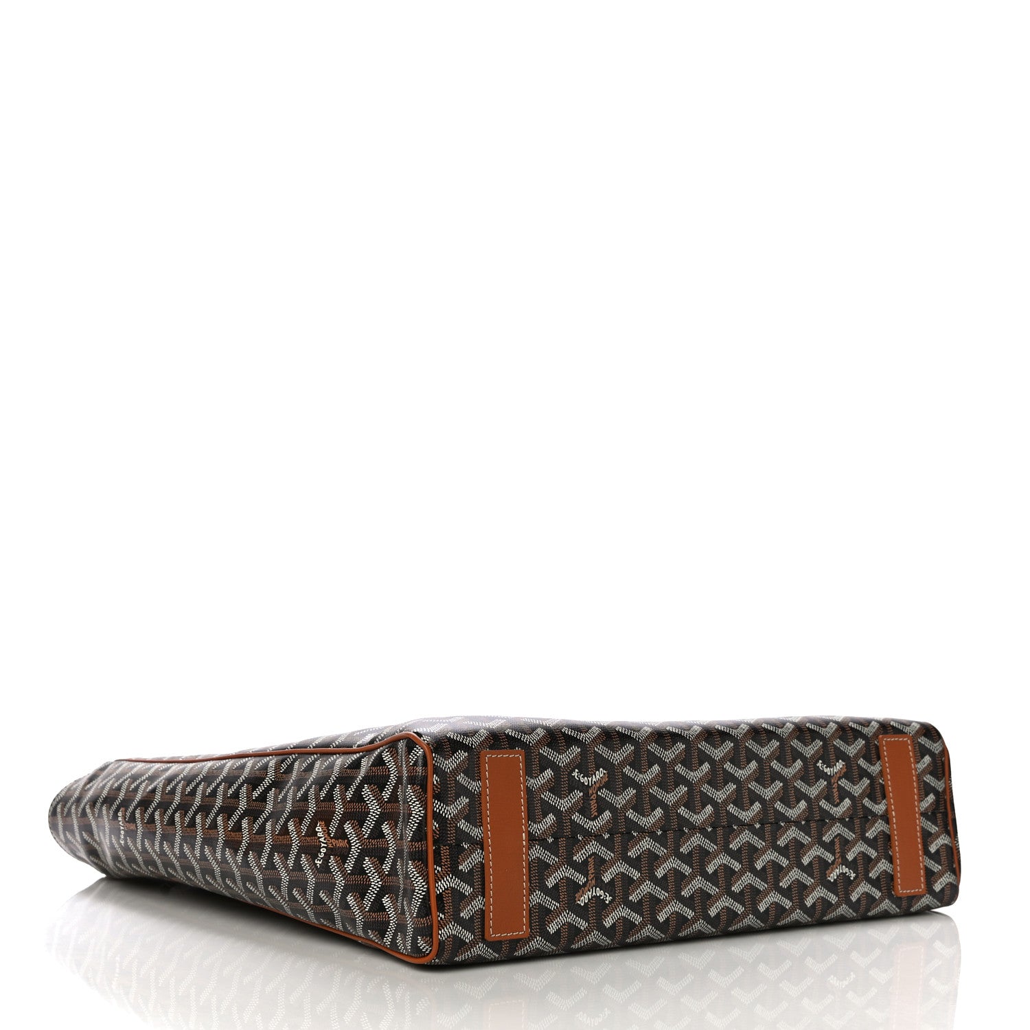 Goyard Goyardine Voltaire III Tote Black Gold 4 of 9