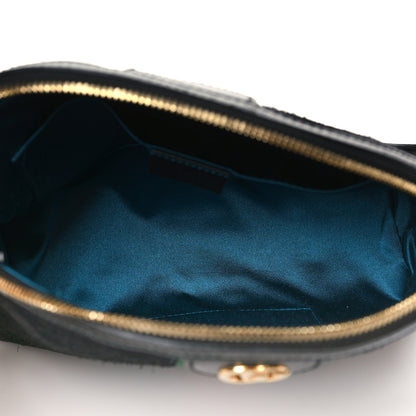 Gucci Suede Patent Web GG Small Ophidia Dome Shoulder Bag Black 4 of 8