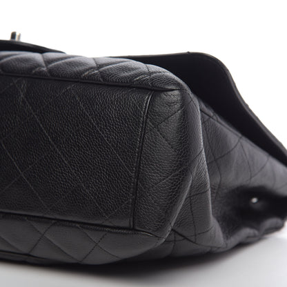 Chanel Caviar Quilted Maxi Single Flap Black 9 of 13