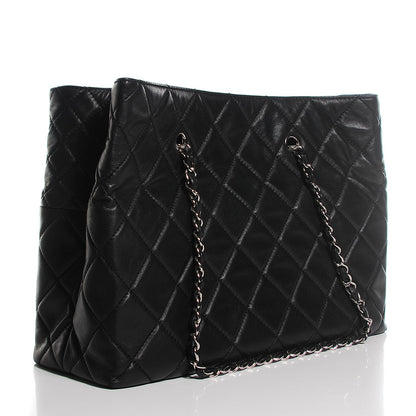 Chanel Calfskin Quilted Large In the Business Tote Black 3 of 8