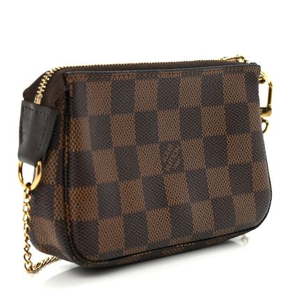 Louis Vuitton Damier Ebene Mini Pochette Accessories 3 of 7