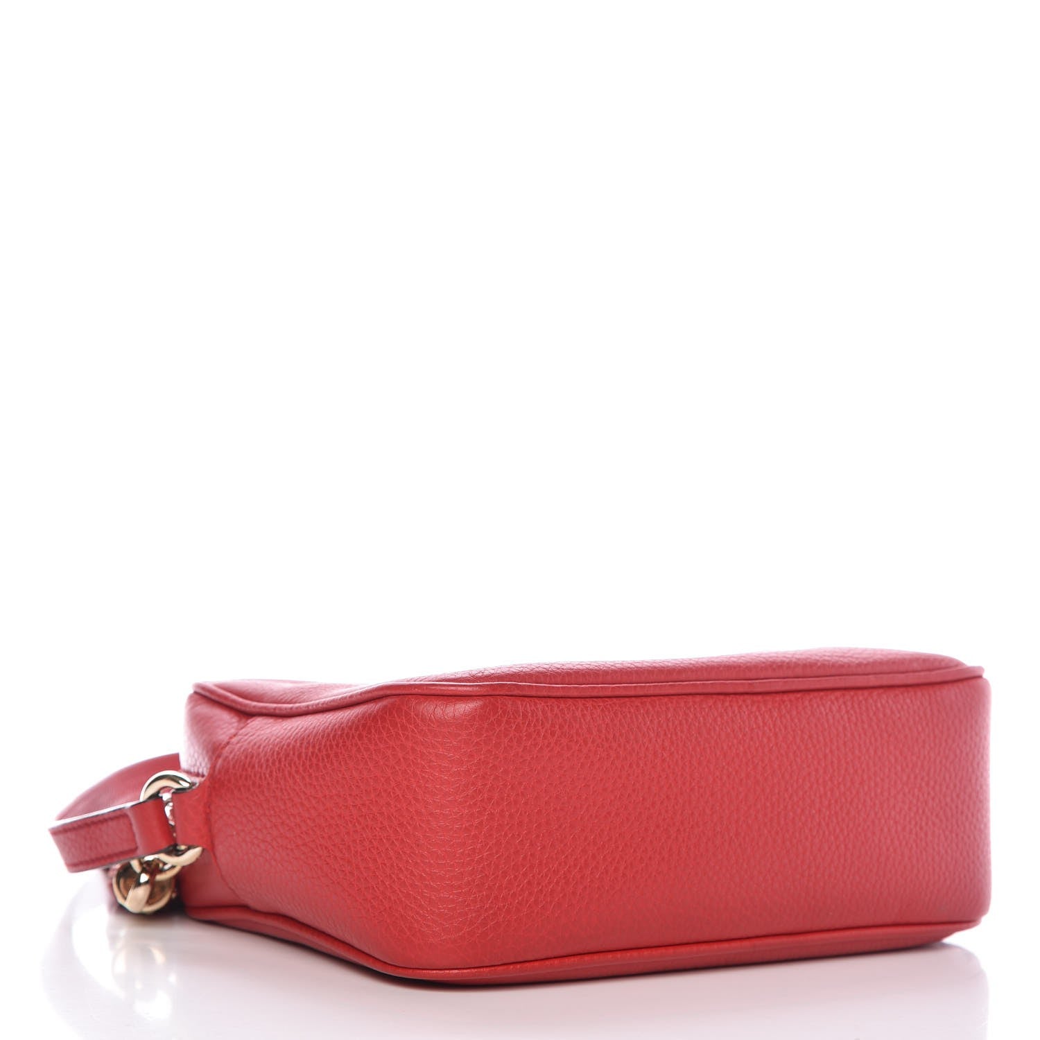 Gucci Pebbled Calfskin Small Soho Disco Bag Tabasco Red 4 of 8
