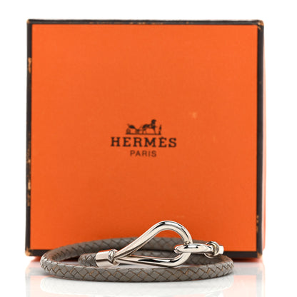 Hermes Swift Jumbo Hook Double Bracelet Etoupe 5 of 5
