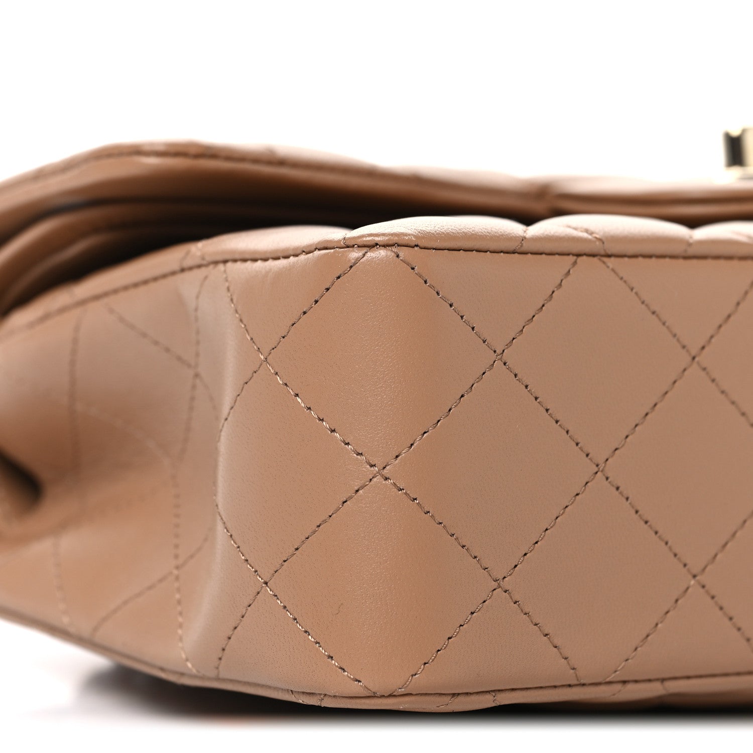 Chanel Lambskin Quilted Small Double Flap Brown 9 of 11