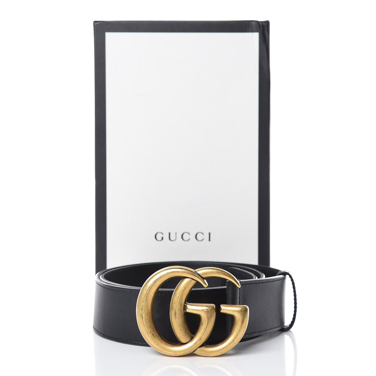 Calfskin Double G 40mm Belt 85 34 Black