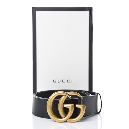 Gucci Calfskin Double G 40mm Belt 85 34 Black 7 of 7