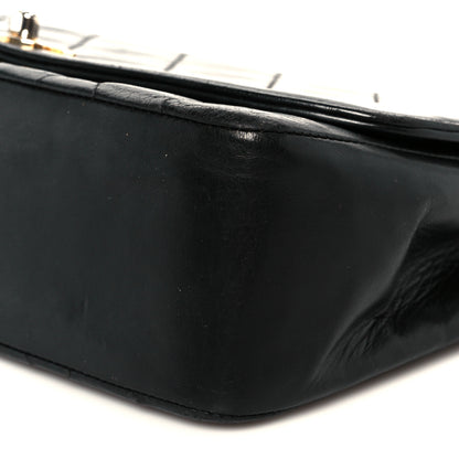 Chanel Lambskin Quilted Medium Single Flap Black 12 of 12