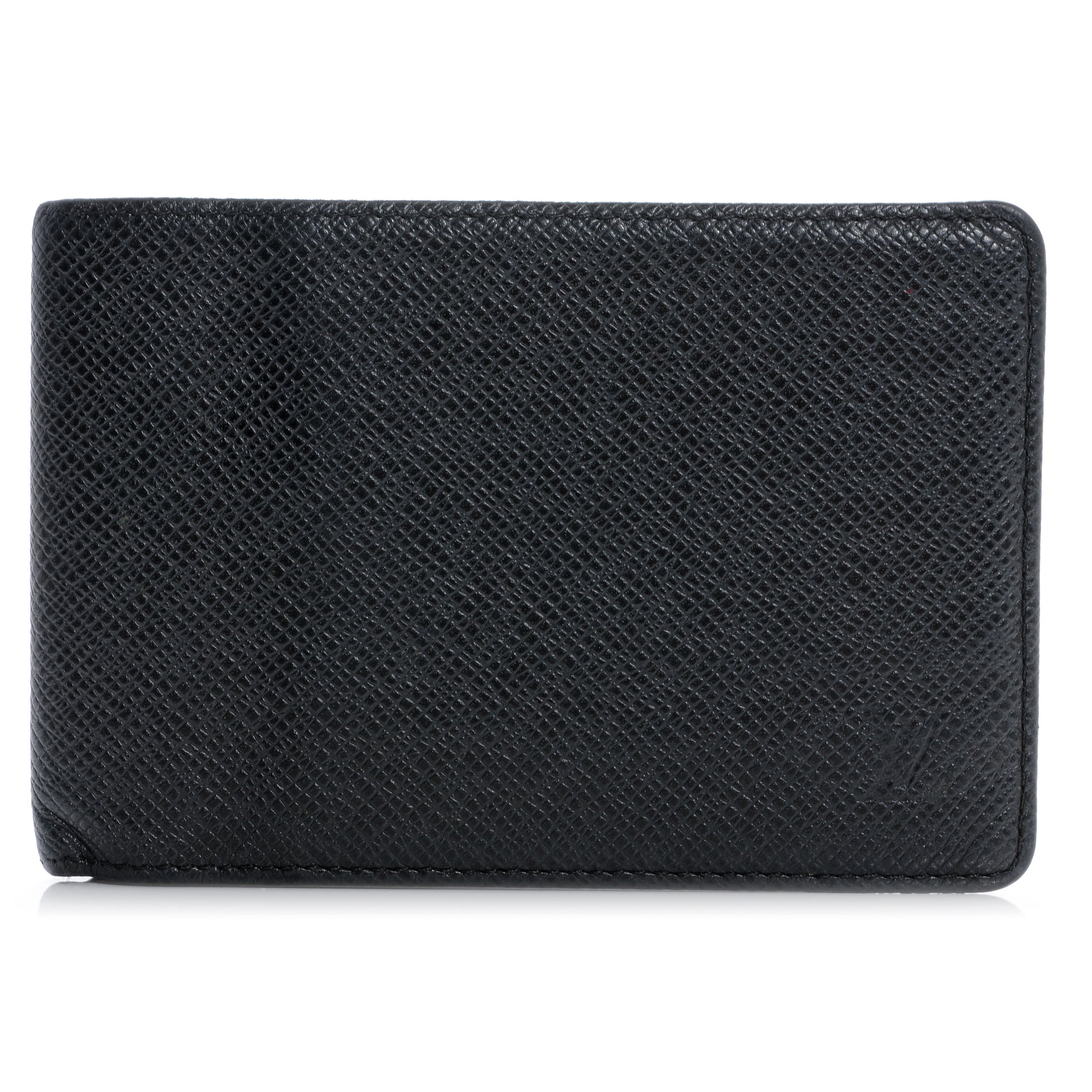 Louis Vuitton Taiga Mens Billfold Wallet 3 Flaps Ardoise 1 of 6
