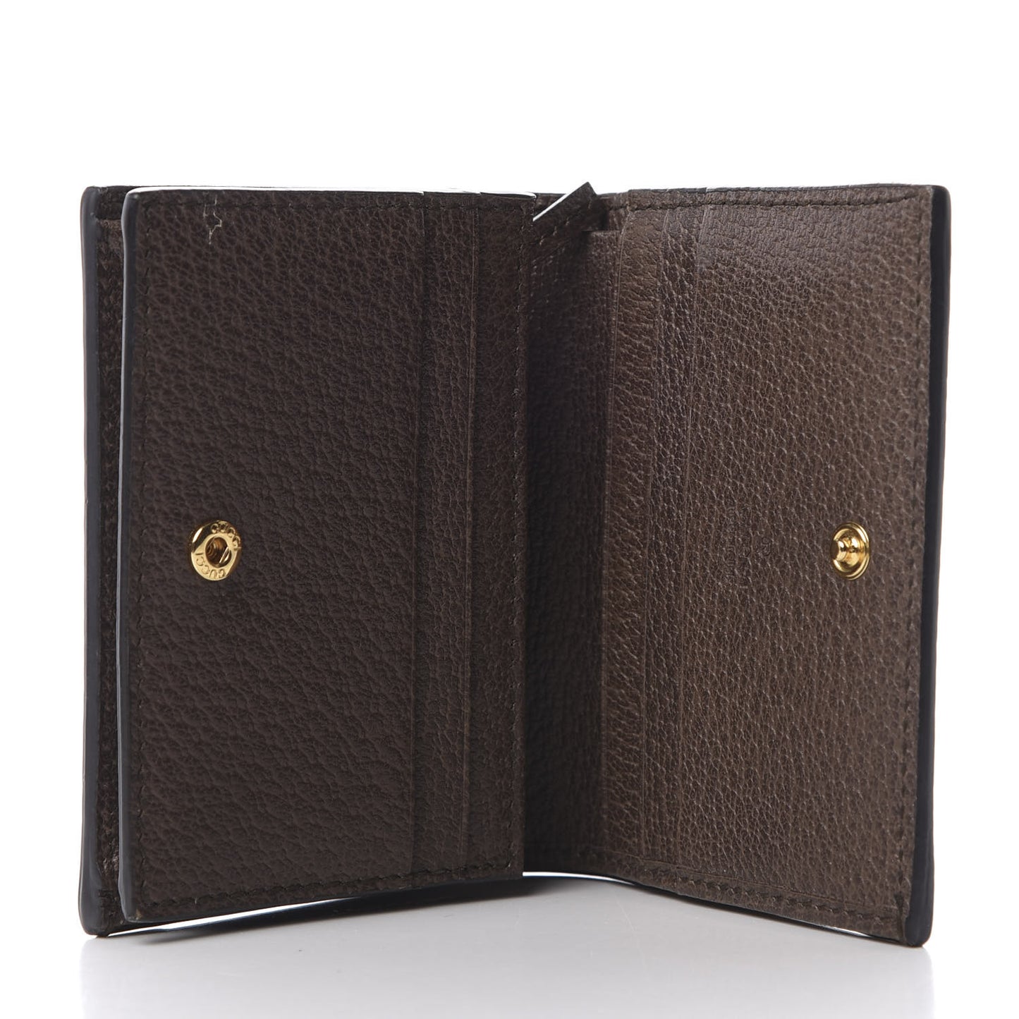 GG Supreme Monogram Web Ophidia Card Case Beige New Acero