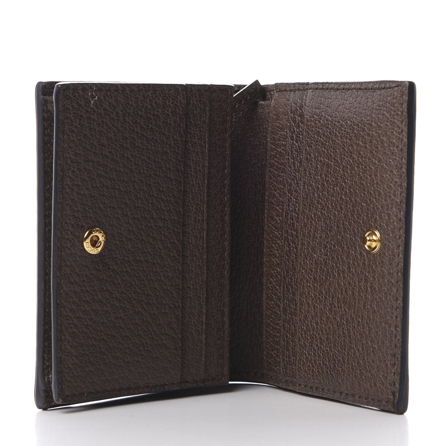 Gucci GG Supreme Monogram Web Ophidia Card Case Beige New Acero 4 of 8