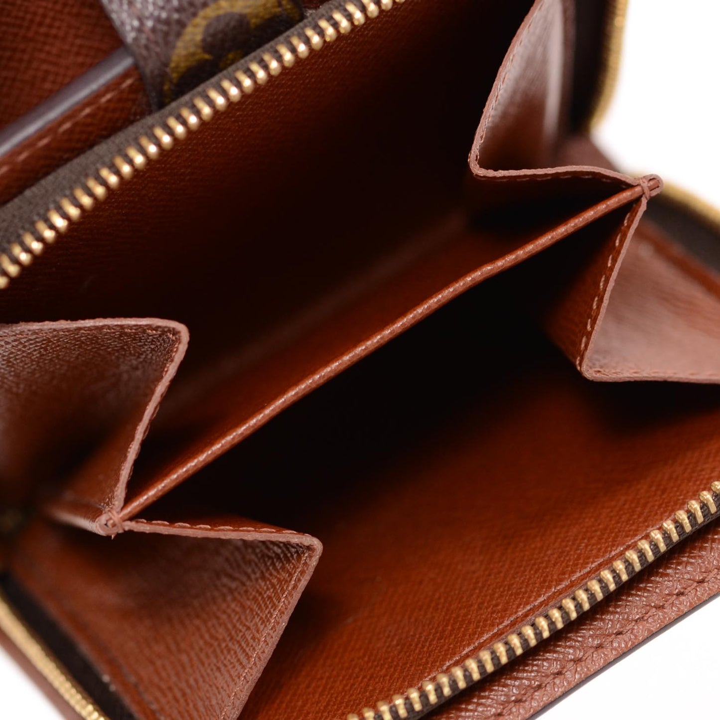 Monogram Compact Zippe Zipped Wallet