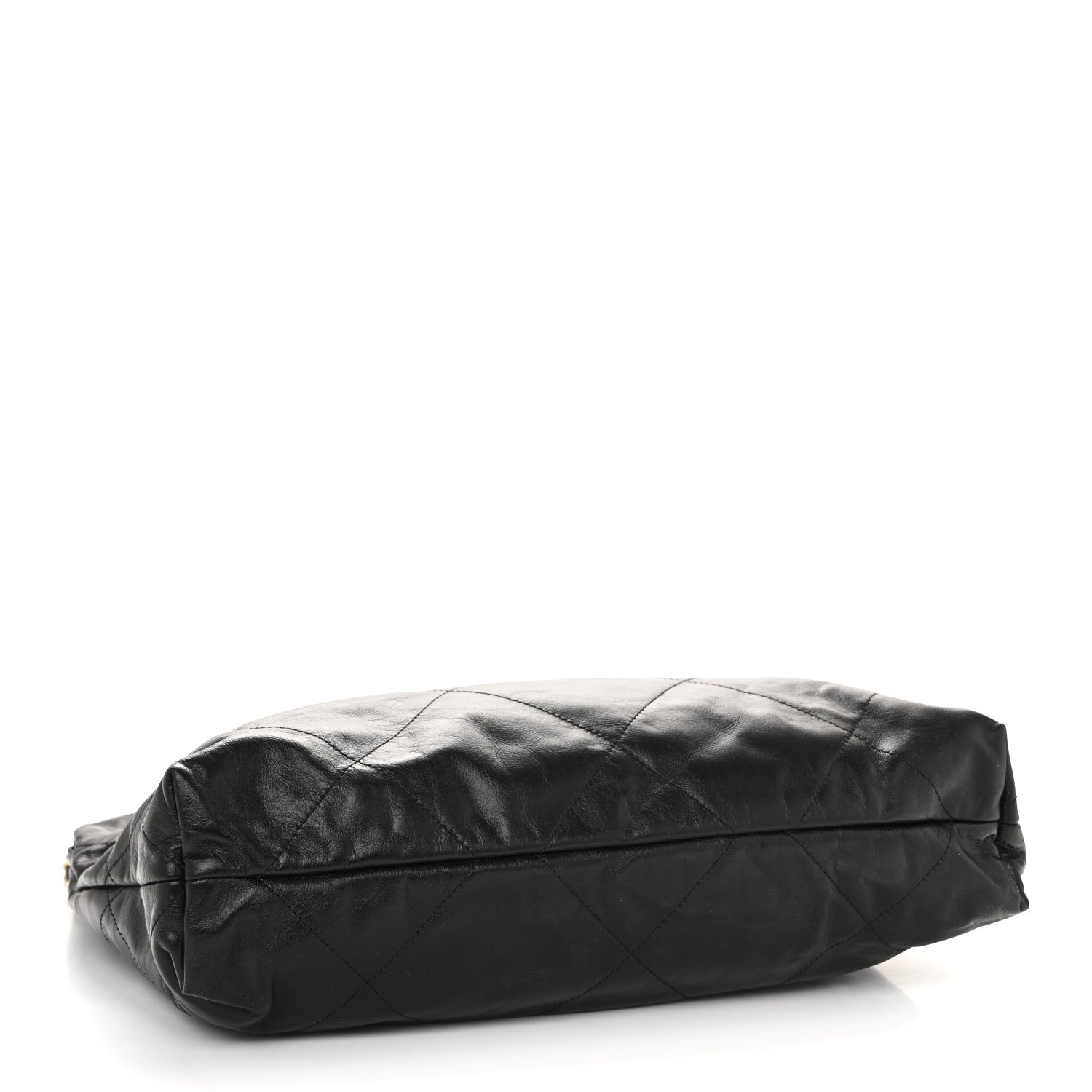 CHANEL ブラックレザー Chanel Shiny Calfskin Quilted Chanel 22 Black 1803709 – FASHIONPHILE