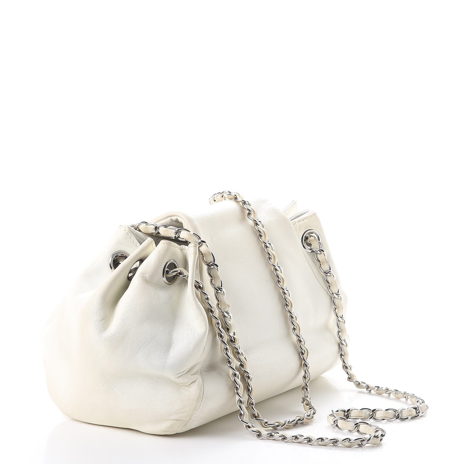 Chanel Lambskin Sensual Accordion Flap White 3 of 20