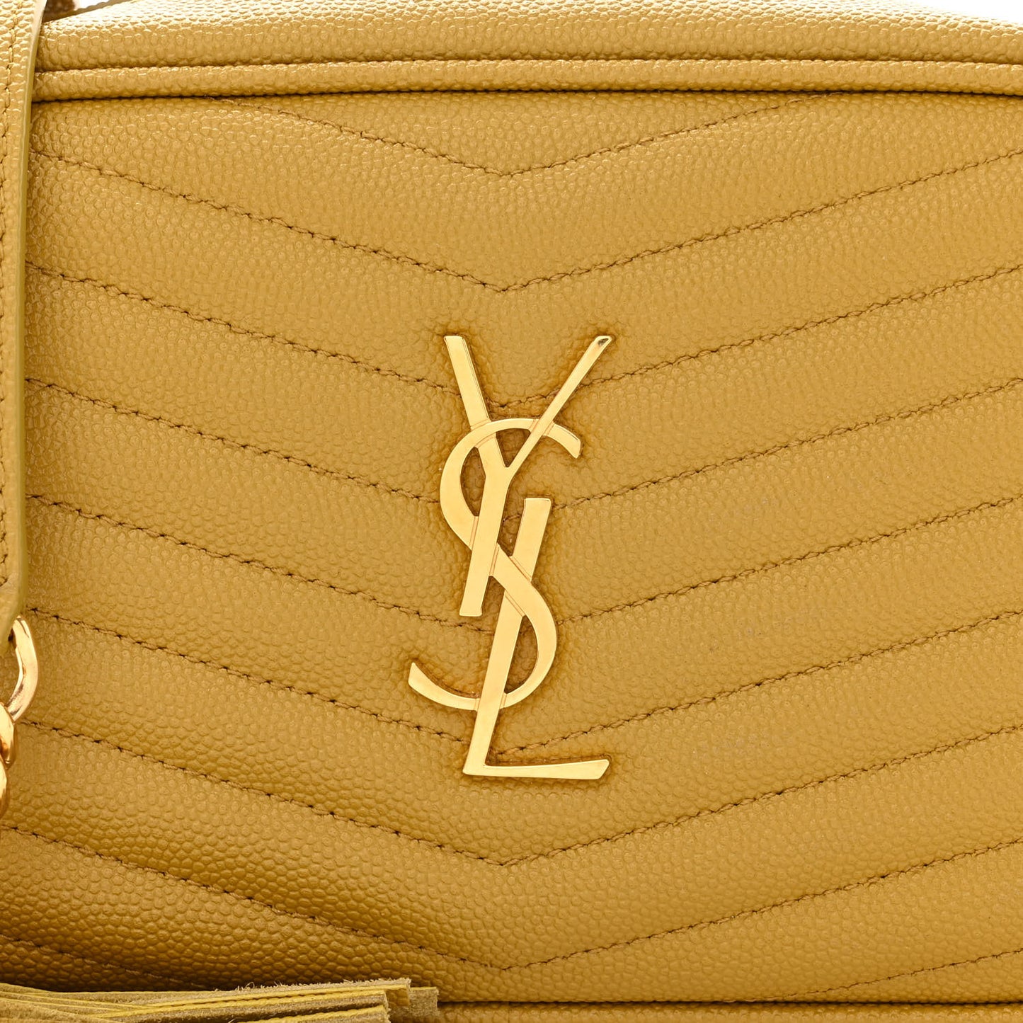 Grain De Poudre Matelasse Monogram Mini Lou Camera Bag Light Chartreuse