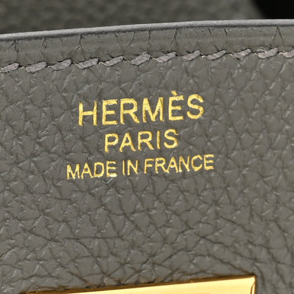 Hermes Togo Birkin 30 Etain 6 of 9